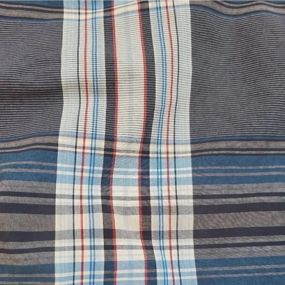 The North Face Plaid Short Sleeve Button Front Shirt Men's med